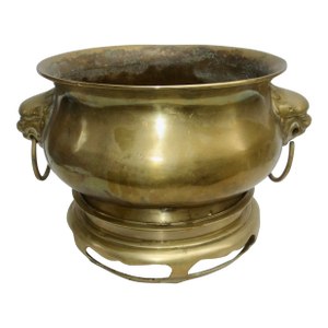 Chinese Bronze Incense Burner and Stand