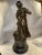 Large Antique French Moreau Statue - Girl With Lamb For Sale - Image 4 of 7