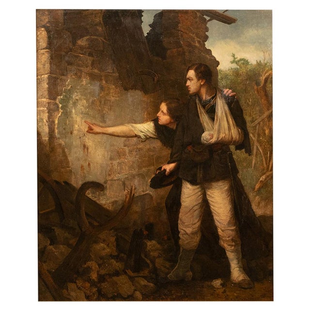 Late 19th Century Pair French Franco-Prussian Historical Military War Propaganda Oil Paintings by Charles Louis Muller, 1870 For Sale - Image 5 of 18