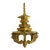 This gorgeous solid brass pagoda door knocker from the 1960s will make your door a a gallery wall*. The knocker is a...