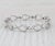 1.38ctw Diamond Teardrop Link Bracelet 14k White Gold 6.75" 7.7mm For Sale - Image 4 of 7