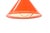 1960s 1960s Danish Modern Orange Metal Cone-Shaped Pendant Light by Poul Henningsen For Sale - Image 5 of 10