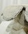 Sculpture Materials Mid 20th Century Folk Art Scalloped Concrete Pedestal Planter / Garden Urn For Sale - Image 7 of 13