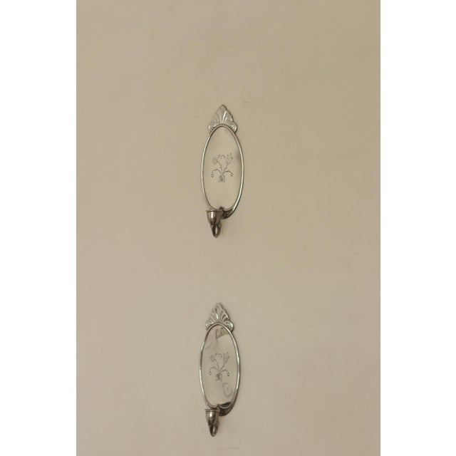 Mid-Century Swedish Pewter Sconces by Svenskt Tenn, Set of 2 For Sale - Image 15 of 15
