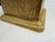 Gold Vintage 10” Neoclassical Crackle Glaze Lion Head Covered Terracotta Urn For Sale - Image 8 of 11