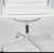 Mid 20th Century Authentic Charles & Ray Eames for Vitra Ea 208 White Leather Soft Pad Swivel Chair For Sale In Los Angeles - Image 6 of 8