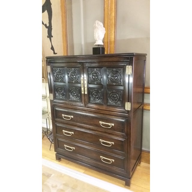 Regency Japanese Style Crest Of The Tokugawa Tall Dresser Chairish