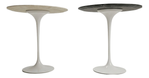 Tulip Marble Side Tables by Eero Saarinen for Knoll, 1970s, Set of 2