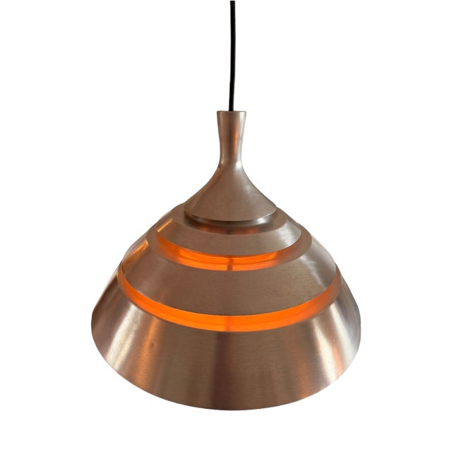 Aluminum Pendant Light in the style of Hans-Agne Jakobsson, 1960s For Sale