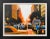 Figures at Manhattan Henge Sunset New York City by Leading British Urban Artist, 2014 For Sale - Image 13 of 13