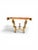 Gold Pair of Rare 18th C. Venetian Giltwood Console Tables With Red-Painted Tops For Sale - Image 8 of 9