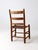 Antique Rustic Splint Weave Seat Chair For Sale - Image 10 of 10