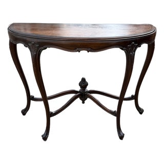Demilune Console Table For Sale