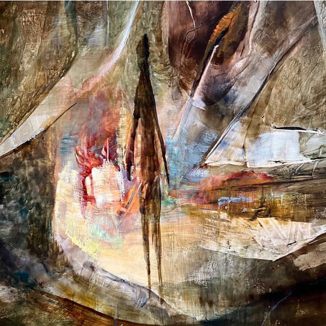 Vivaldo Martini, Imaginary City, Oil on Canvas For Sale - Image 5 of 11