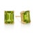 Peridot Emerald-Cut Stud Earrings These sophisticated stud earrings showcase vibrant peridot gemstones, admired for their...