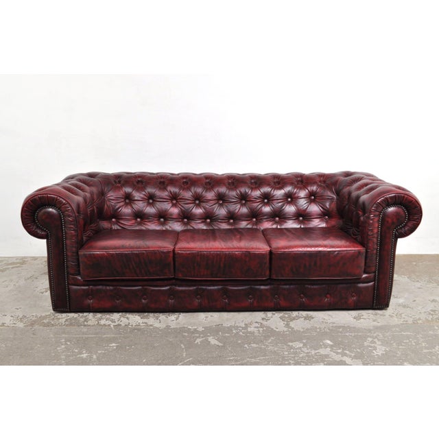 Vintage Chesterfield 3-Seater Sofa, 1970s For Sale - Image 14 of 14