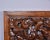 Abstract Large Early 20th Century Intricately Hand Carved Walnut Panel For Sale - Image 3 of 11