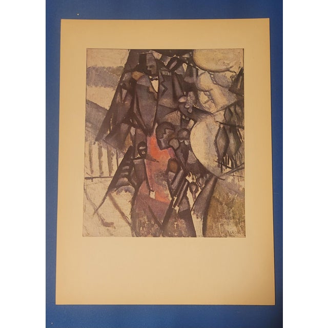 1940s Extremely Rare HTF Authentic Original F. Leger Color Plate/Lithograph "The Wedding" Skira Publisher -From Artists Private Collection Leger For Sale