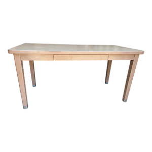 1970s Vintage Mid Century Modern Metal Tanker Desk
