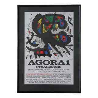 Joan Miró, Agora I, Color Lithograph, 1971, Framed For Sale