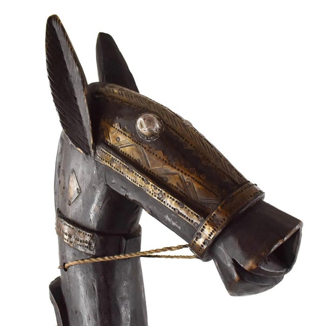 Early 20th Century Early 20th Century Bamana Puppet Hobby Horse Mali 42 Inch For Sale - Image 5 of 9