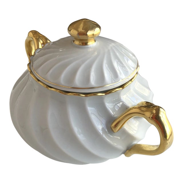 Vintage Haviland Limoges Lidded Sugar Bowl For Sale