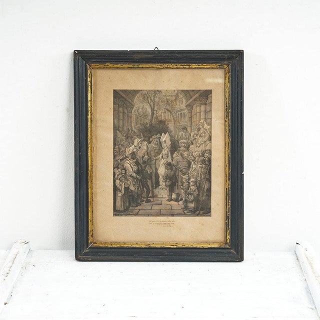 Paper Gustave Dore, Untitled, Print on Paper, 2000s, Framed For Sale - Image 7 of 7