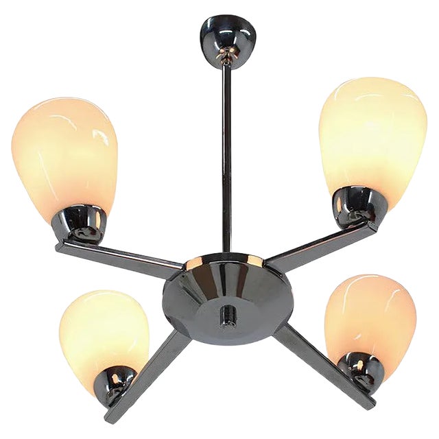 Mid-Century Chandelier, 1950s For Sale