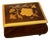 Reuge Wooden Music Box Inlaid Floral and Leaves For Sale