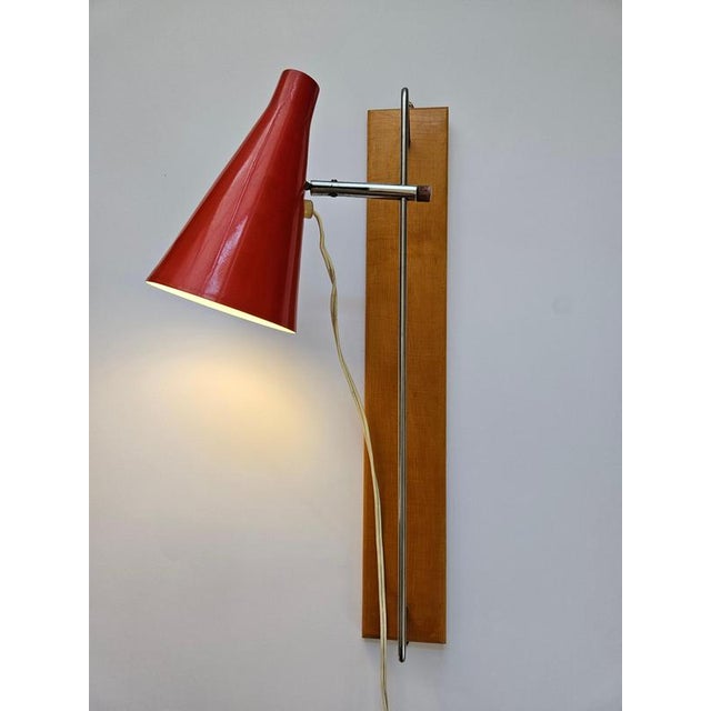Mid-Century Wall Lamp in style of Stilnovo from Lidokov, 1960s For Sale - Image 9 of 16