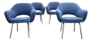 Executive Chairs by Eero Saarinen, Knoll International, Germany, Set of 4