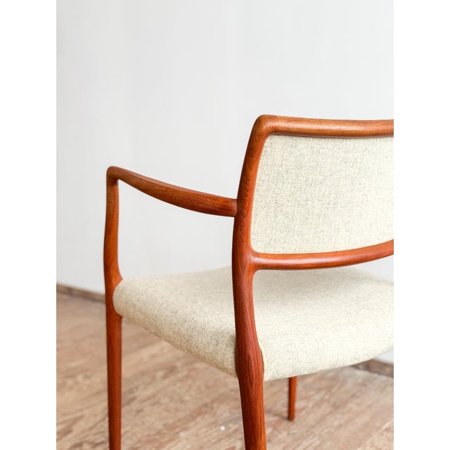Mid-Century Model 65 Armchair by Niels Otto (N. O.) Møller for J. L. Mollers, 1968 For Sale - Image 12 of 17