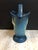 Art Deco 1940s Roseville Blue Zephyr Lilly Two-Handle Vase For Sale - Image 3 of 5