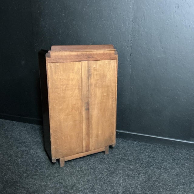 Wood Art Deco Oak Bookcase, 1935 For Sale - Image 7 of 8