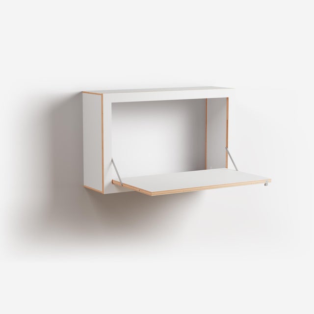 80x50x20 Folding Wall Desk with Storage from Ambivalenz For Sale - Image 8 of 18