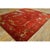 1920s 1920s Red Floral Antique Chinese Art Deco Water Bird Rug 8'2" X 9'8" Wool Carpet For Sale - Image 5 of 10