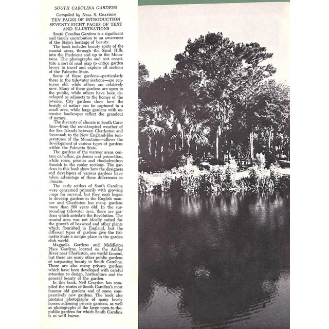 Traditional "South Carolina Gardens" 1973 Graydon, Nell S. For Sale - Image 3 of 10
