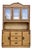 Coastal Rattan China Hutch by Dixie For Sale
