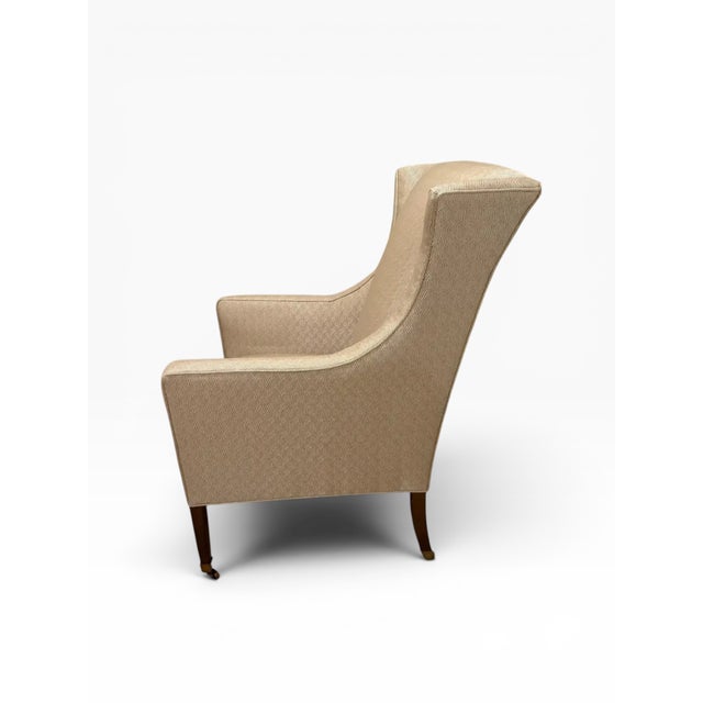 2000 - 2009 Kravet Wingback Chair For Sale - Image 5 of 9