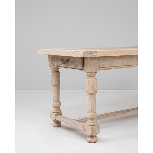 Late 20th Century 20th Century French Oak Dining Table For Sale - Image 5 of 18