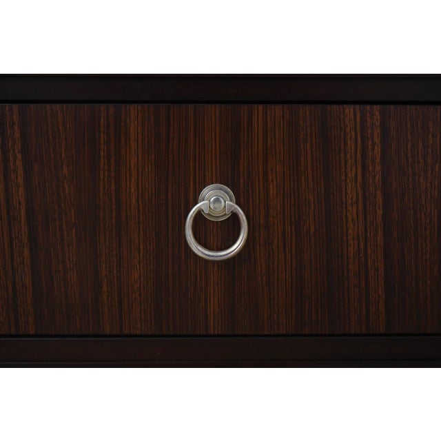 Ethan Allen Modern Design Mahogany Display Cabinet For Sale - Image 9 of 12