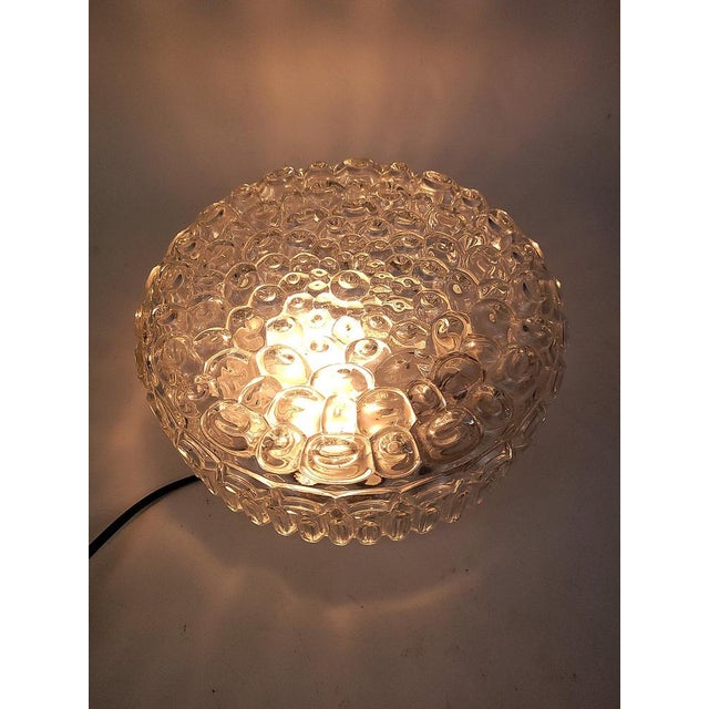 Glass Ceiling Lamp by H. Tynell for RZB Bamberg, Germany, 1970s For Sale - Image 7 of 9