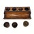 Writing Set / Inkwell, Olive Burl Wood and Gilt Bronze, Empire Style, Early 19th Century - France Type: Writing Set or...