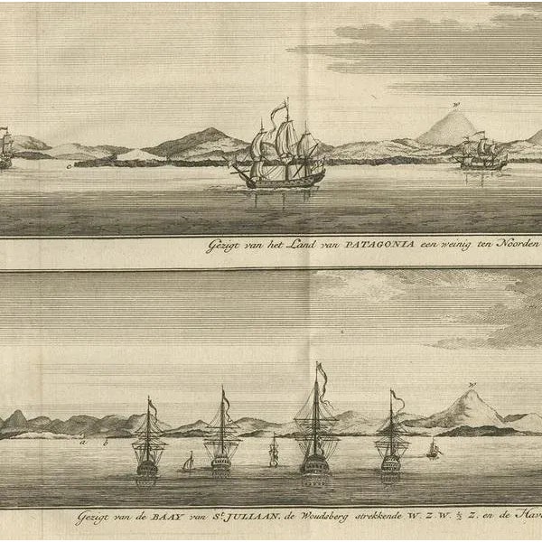 George Anson, Views of St. Julian, 1749, Paper For Sale - Image 3 of 7