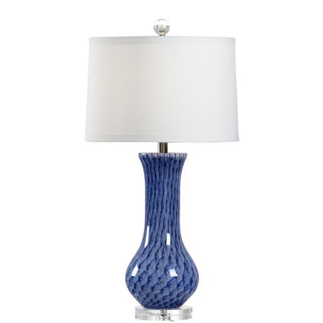 Wildwood Vietri for Wildwood Lapis Table Lamp For Sale - Image 4 of 4