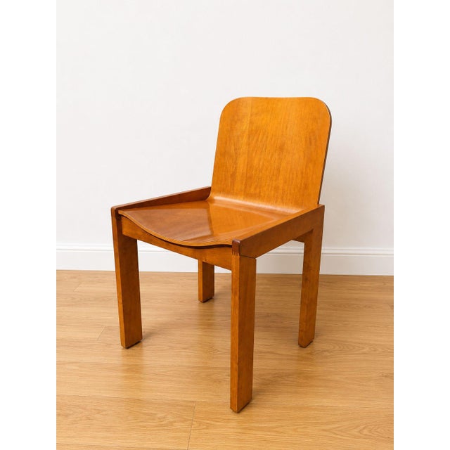Vintage Bentwood Chairs attributed to Afra and Tobia Scarpa for Molteni, 1970s, Set of 6 For Sale - Image 9 of 18