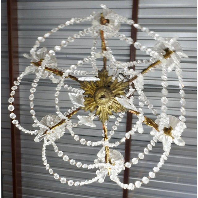 Metal 19th Century Country French Chandelier For Sale - Image 7 of 10