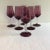 Beautiful set of blown glass bell shaped bowl aperitif glasses with a clear twisted stem. This set of 6 glasses have a...