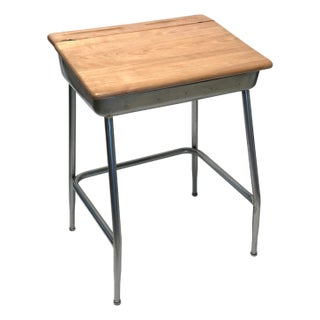 1950s Haywood Wakefield Original Drafting Desk - Fully Restored Mid-Century MCM For Sale