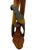 Mid 20th Century Vintage Folk Art Wood Sculpture Parrot Hand Carved & Painted 41” For Sale - Image 5 of 12